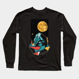 beautiful mermaids moonlight Long Sleeve T-Shirt